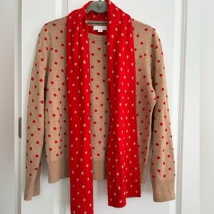 Charter Club Tan Sweater with Scarf